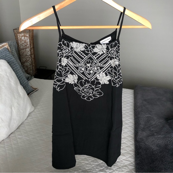 Embroidered Halter Tank - Picture 1 of 4